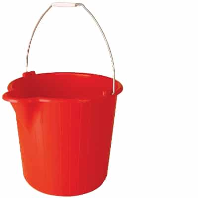 Oates Duraclean Super Bucket - 12L - RED