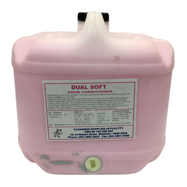 Commercial Laundry Sour & Softener Combo - 5 Gallon Dual Action Formula For Fresh, Soft Laundry