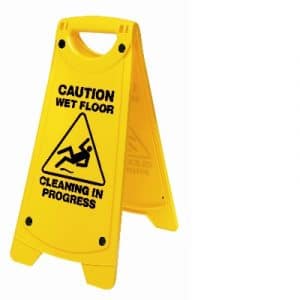 Oates Non Slip ‘A’ Frame Caution Wet Floor Sign – YELLOW