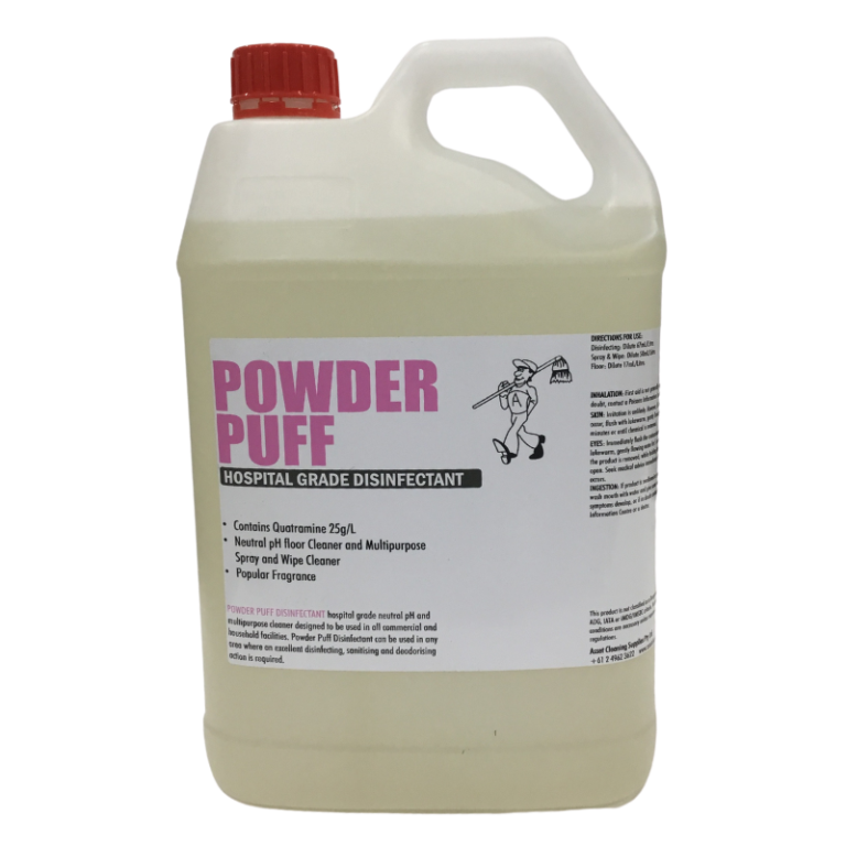 Powder Puff Disinfectant 5L Asset Cleaning Supplies