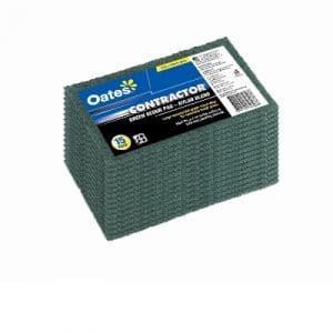Oates Contractor Green Scour Pad – 15 Pack