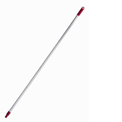 Oates Contractor Aluminium Handle with Colour 22mm Threaded Adaptor - RED
