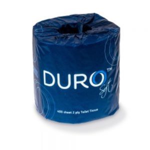 Duro Toilet Paper Roll 400 Sheet Individually Wrapped – Carton 48