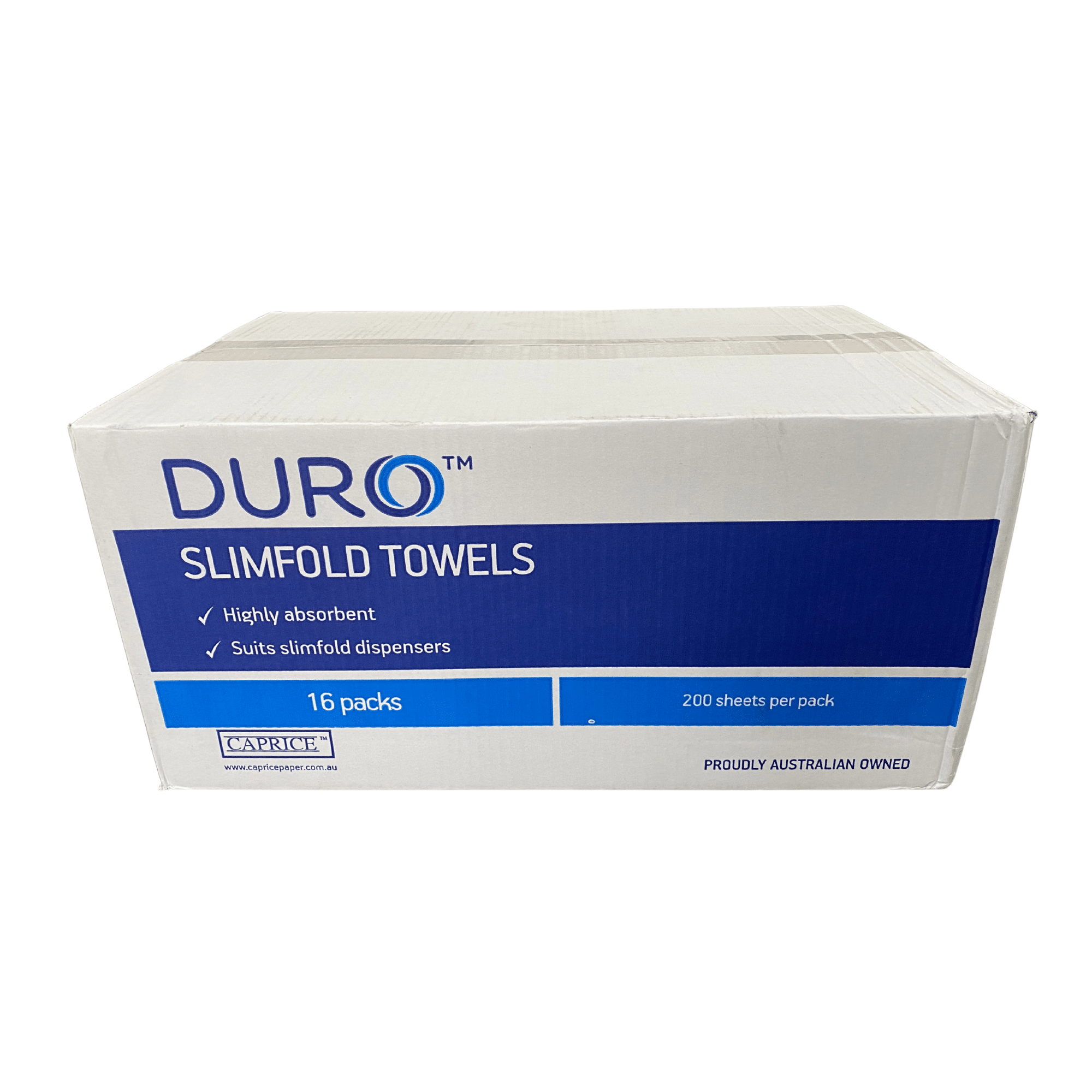 Duro Slimfold Hand Towel 23x23cm - Carton 3200