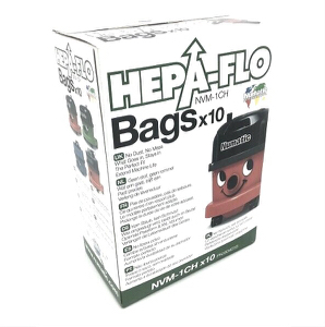 Numatic Genuine Henry, Hetty & Junior HepaFlo Vac Bags – 10pk