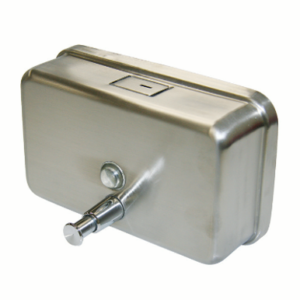 Stainless Steel Soap Dispenser – Horizontal – (1.1Ltr)