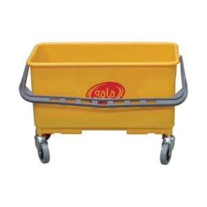 Window Cleaning Bucket with Castors – 22Ltr – YELLOW