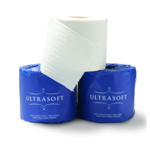 Ultrasoft Toilet Paper Roll 2Ply 400 Sheet (Individually Wrapped)