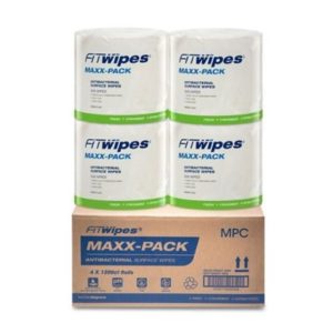 WOW Maxx-Pack Gym Wipes (4 x 1,200 Wipes)