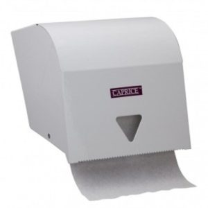 Caprice Hand Roll Towel Dispenser Metal – White