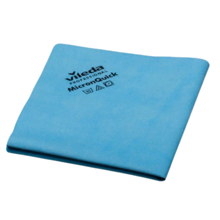 Vileda MicronQuick Microfibre Cloth BLUE (5 pack) Asset Cleaning