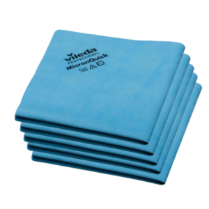 Vileda MicronQuick Microfibre Cloth – BLUE (5 pack)