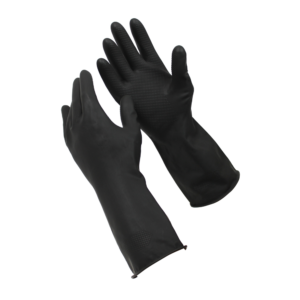 Sabco Latex Heavy Duty Gloves Black – X Large