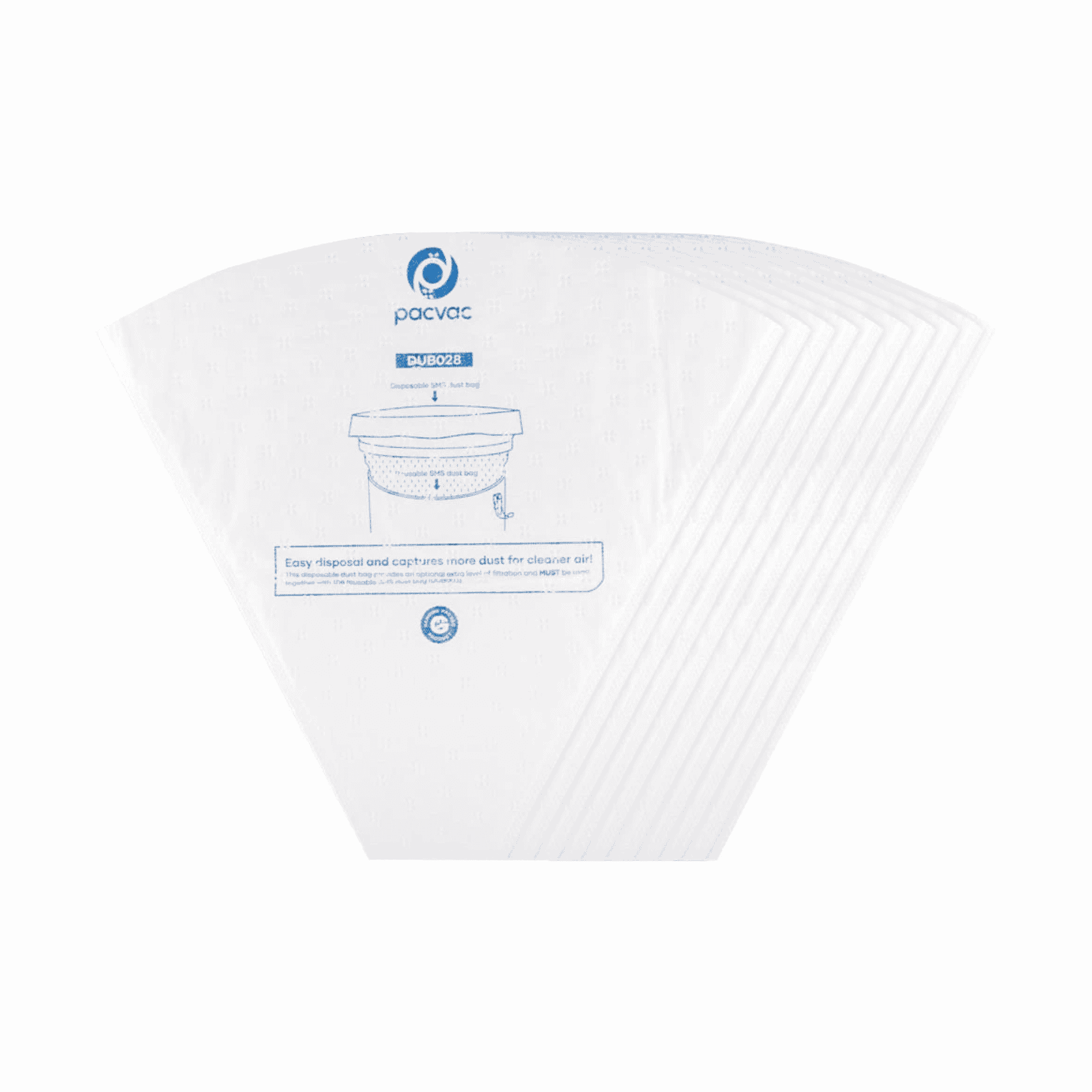 Pac Vac SuperPro 700 Synthetic Bags pkt/10 Disposable