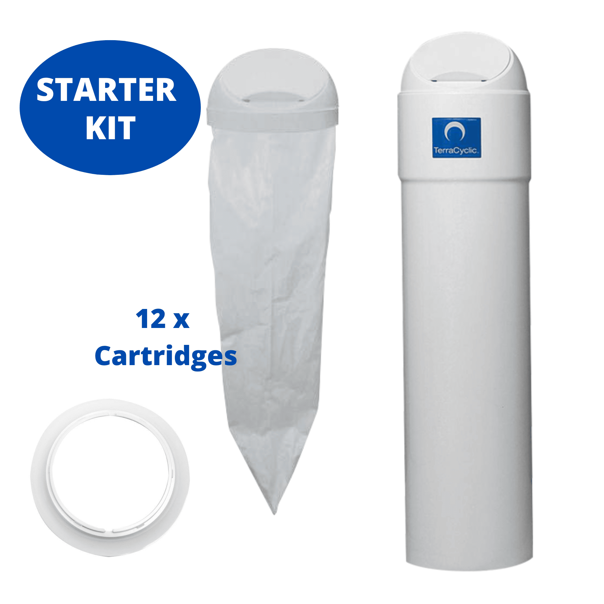 TerraCyclic Sanitary Bio-Bin Starter Kit – with 12 x Cartridges