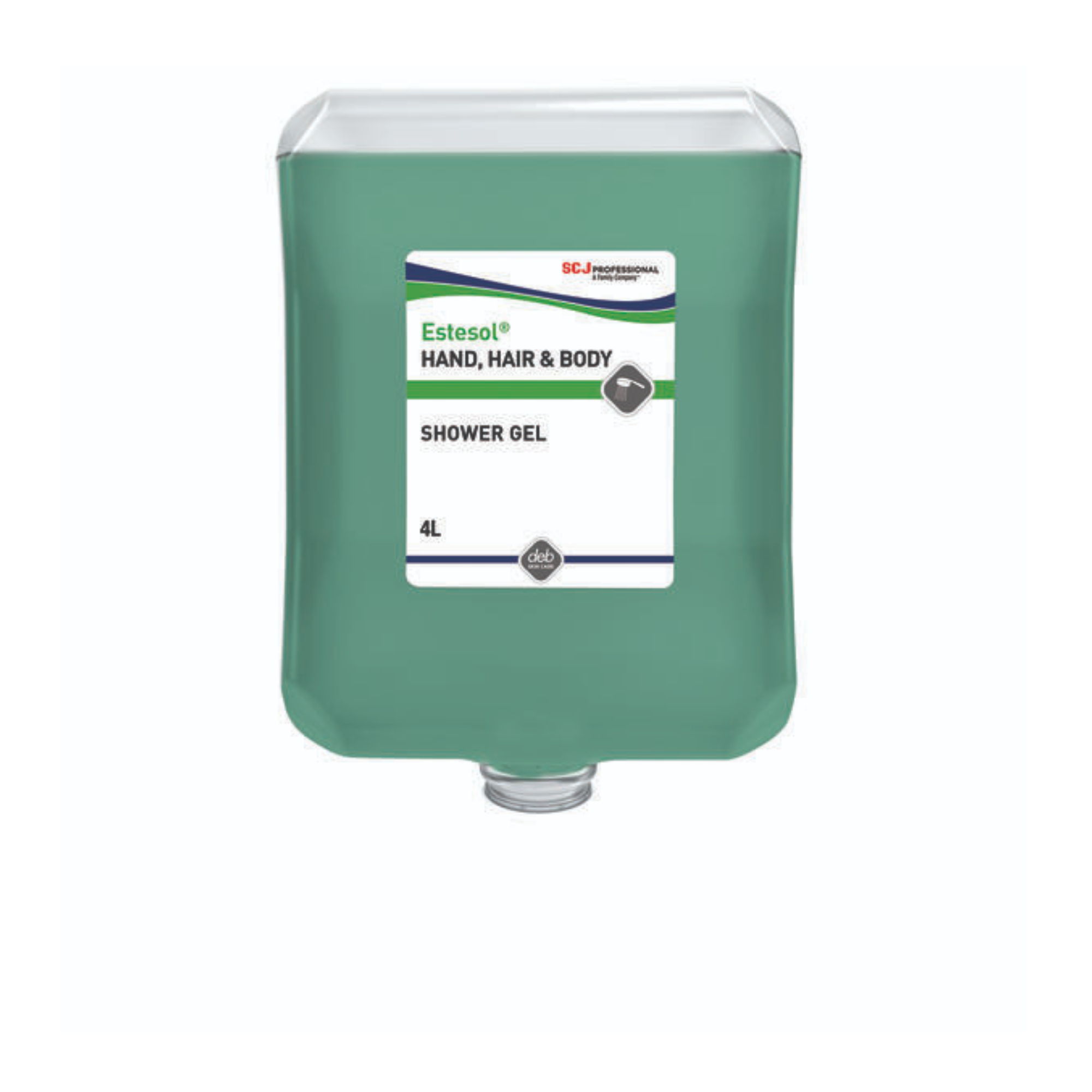 DEB Estesol Hair & Body 4L Pod (Green) (carton of 4)