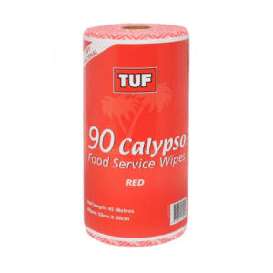 Tuf Wipes Roll Heavy Duty Red 45m