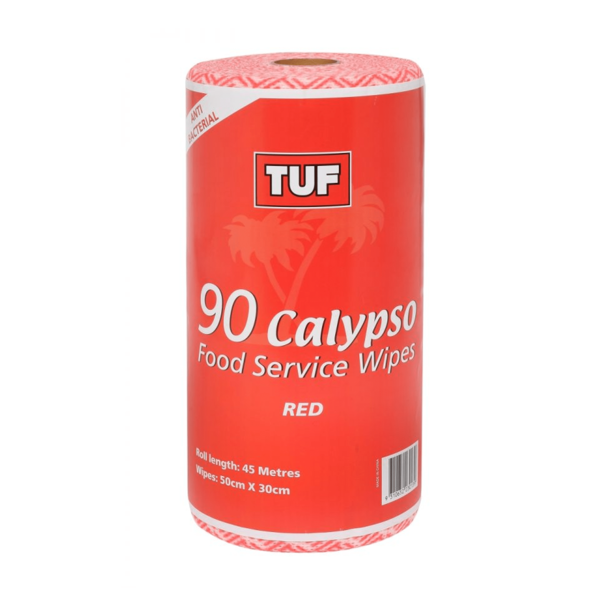 Tuf Wipes Roll Heavy Duty Red 45m