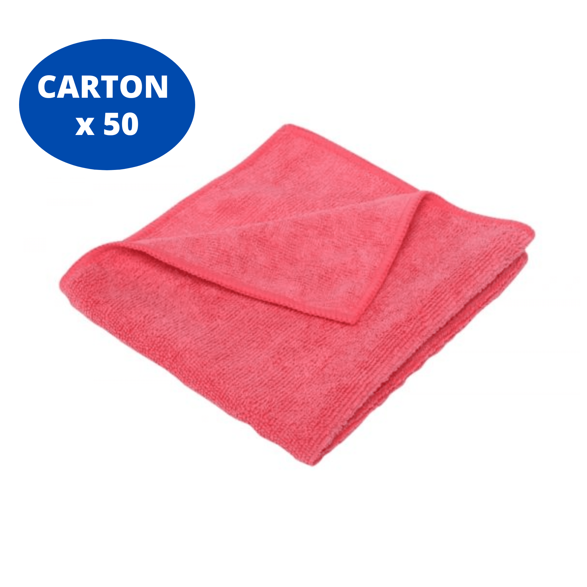 Tuf Microfibre Cloth Red – Carton of 50