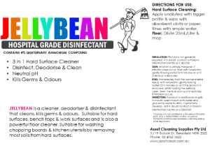 Jellybean Disinfectant 5 Ltr     !!!!!!!COMING SOON!!!!!!    Taking orders now.