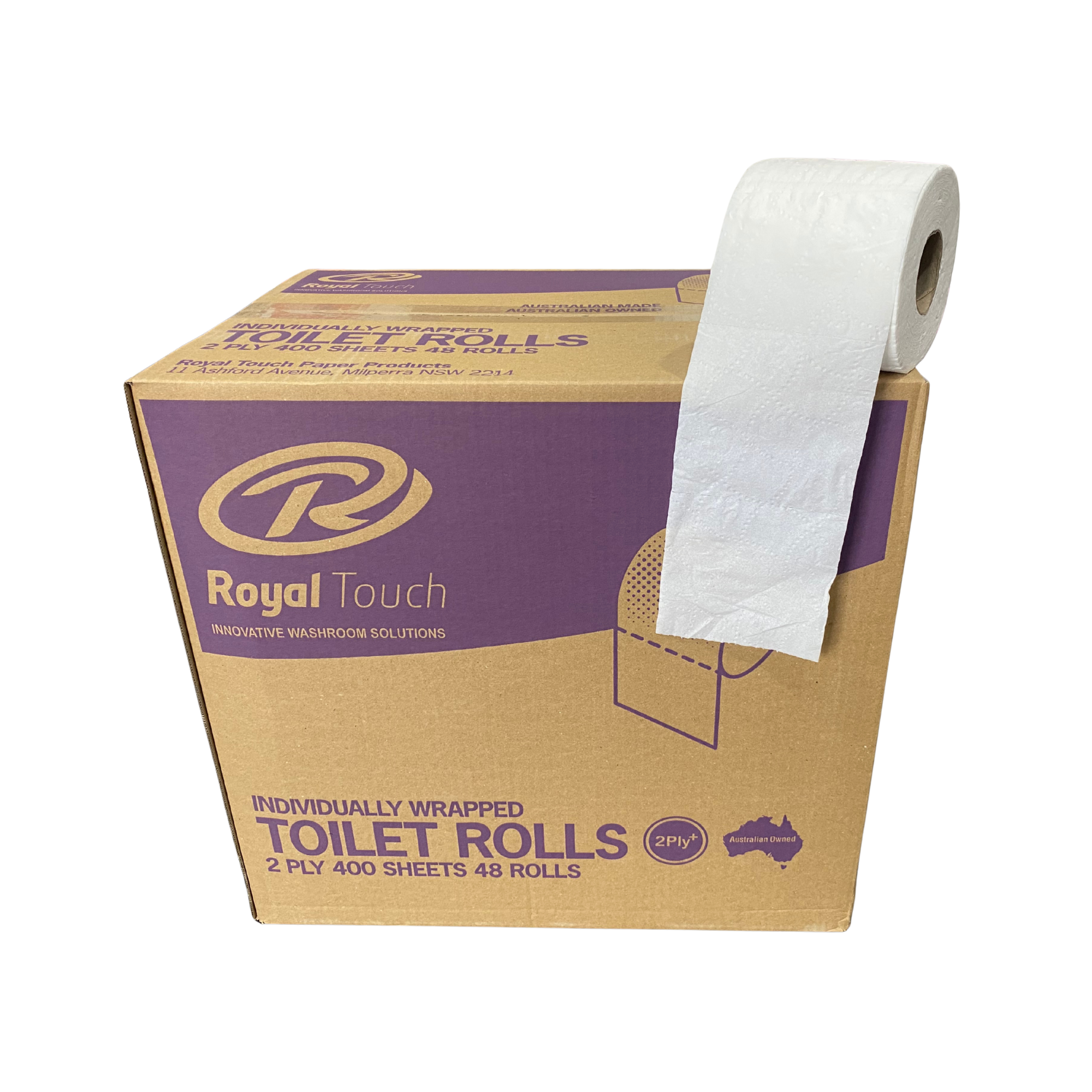 Royal Touch Toilet Rolls - 2 ply 48rolls/ctn - Image 4