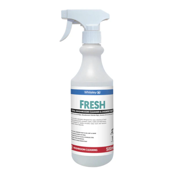 FRESH 500ml (Empty Bottle with Foam Trigger) all-in-one-bathroom-cleaner **NEW***